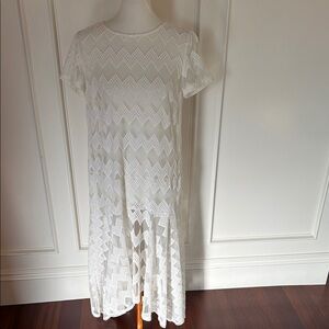 Maeve lace drop waist dress